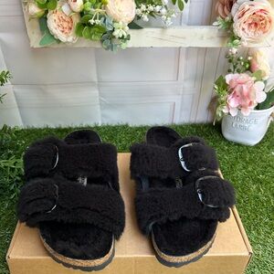 Arizona Big black Buckle women 
Shearling - Teddy Black size 36 US 6 new